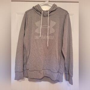 Under Armour Mens LargeGray UA Hoodie Sweatshirt